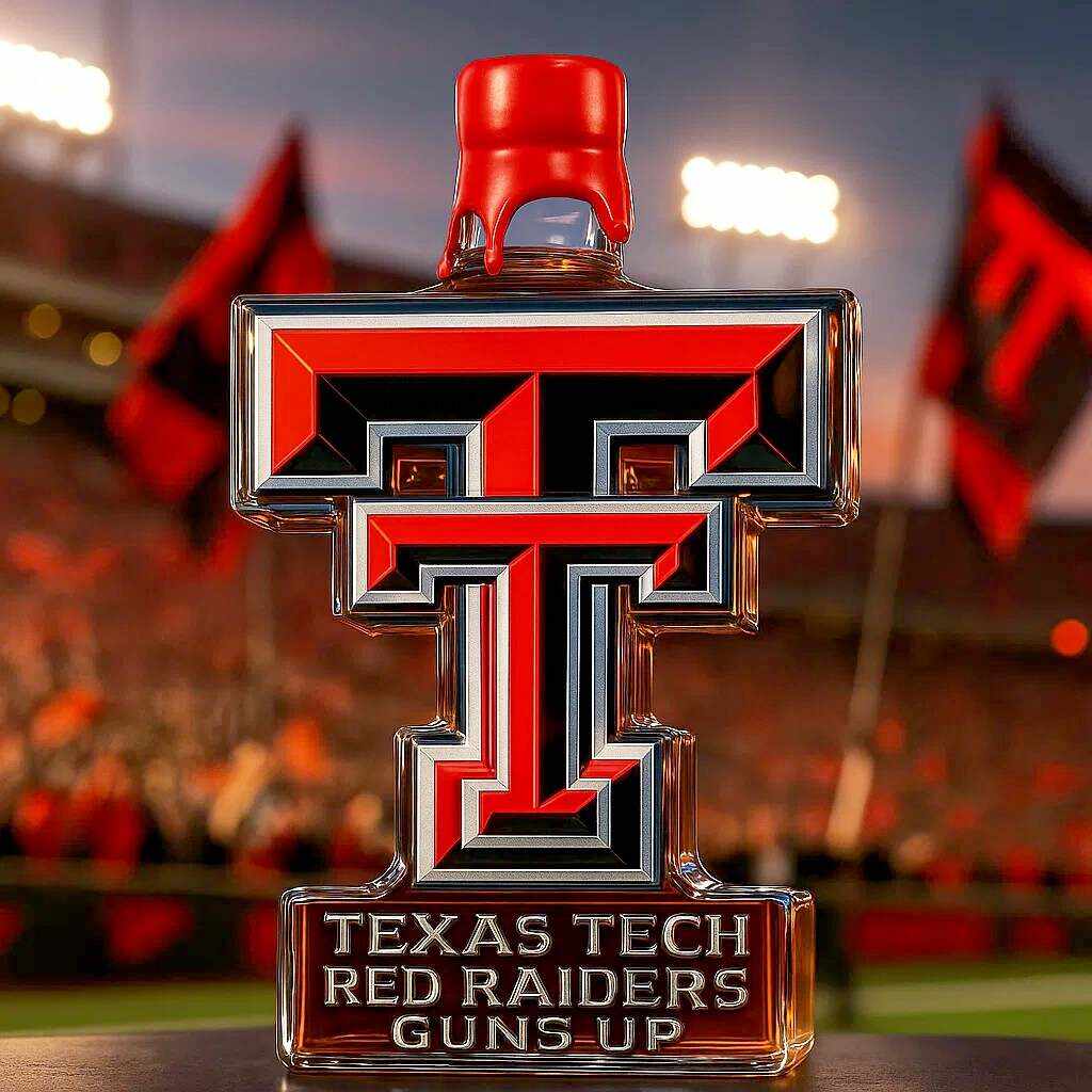 TEXAS TECH Red Raiders Limited Edition Collector’s Whiskey Bottle