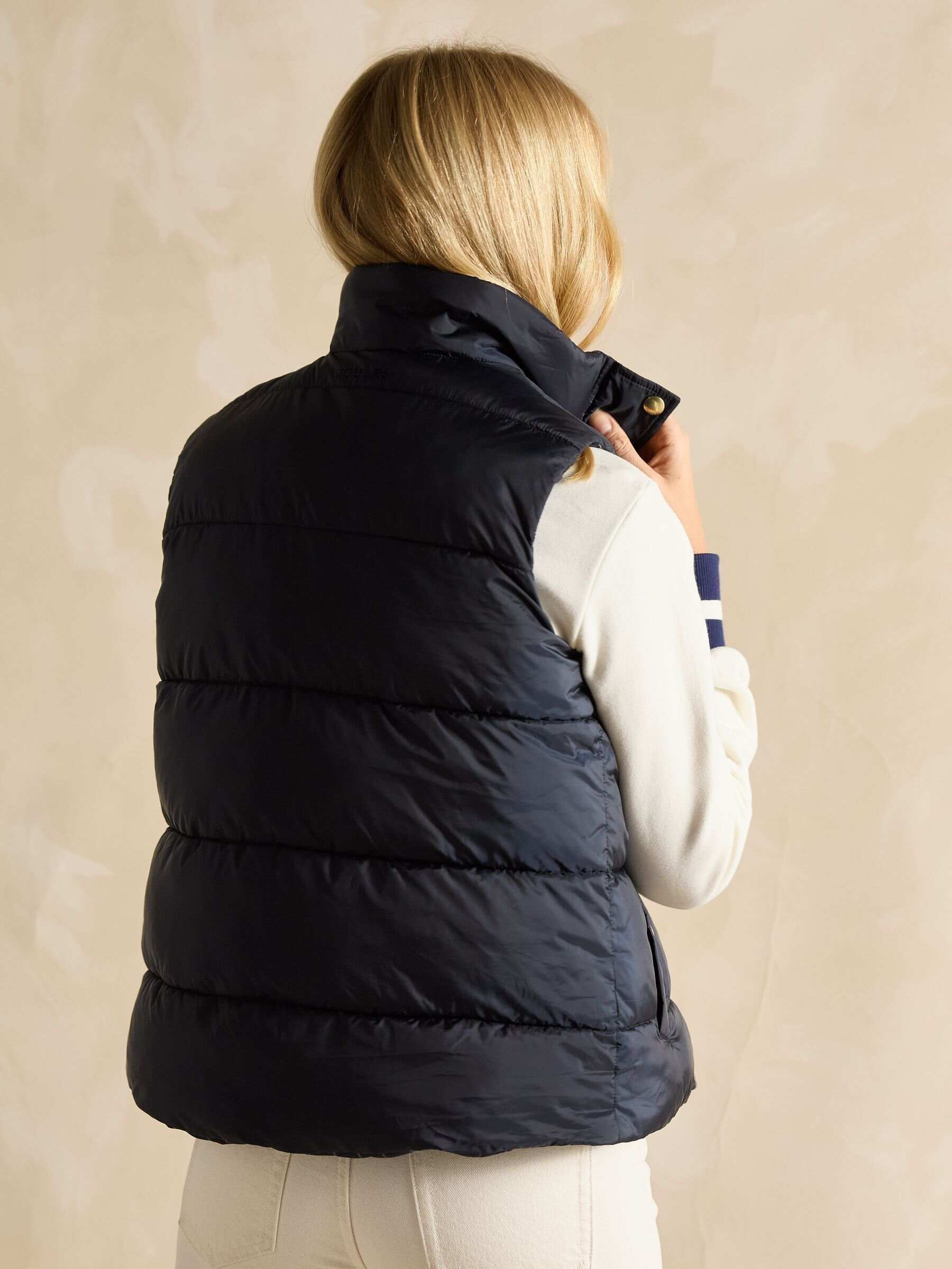 Navy Blue Reversible Showerproof Gilet