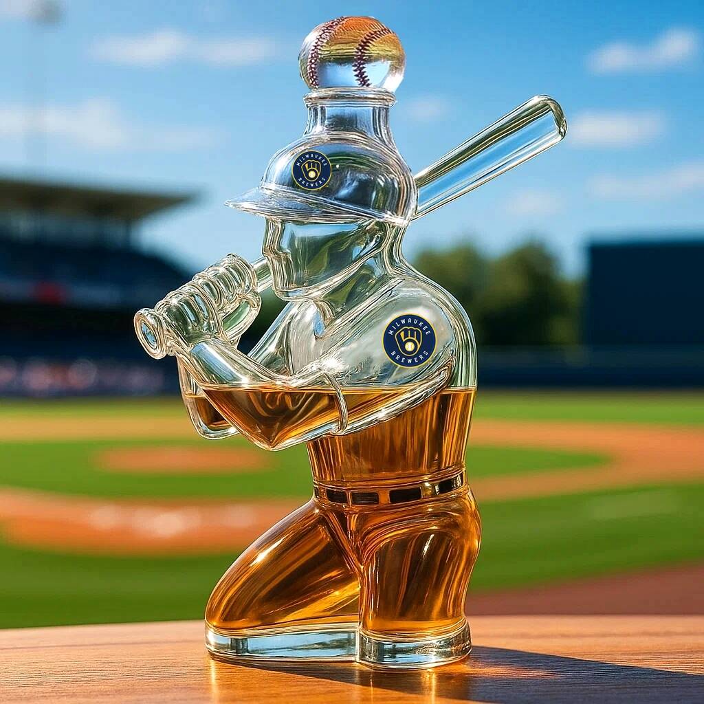 MLB Swing Whiskey Bottle