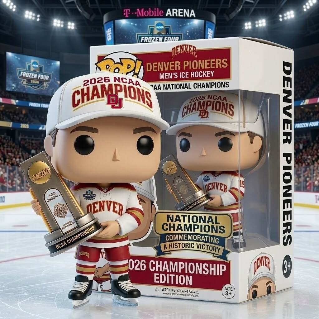 Denver Pioneers 2026 NCAA Men’s Ice Hockey Champions Commemorative Pop!