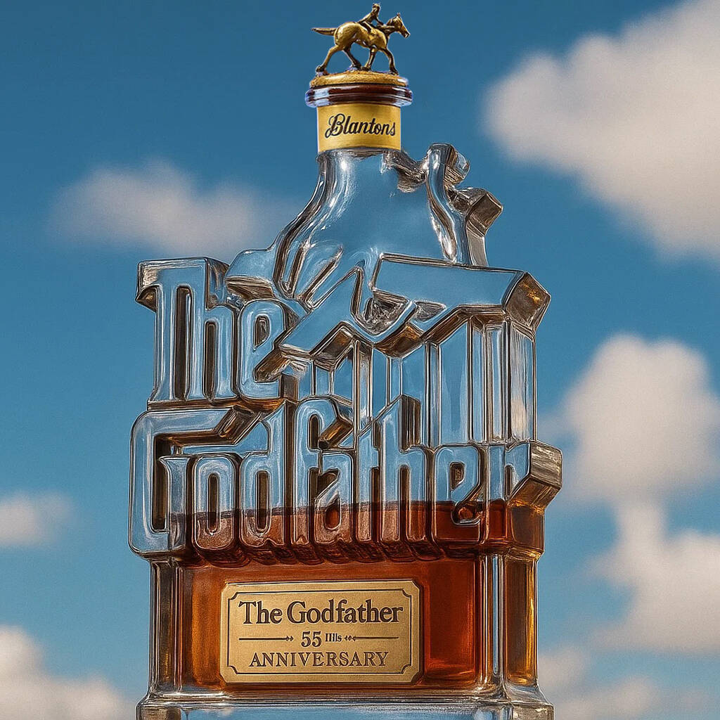 The Godfather 53rd Anniversary Whisky Bottle