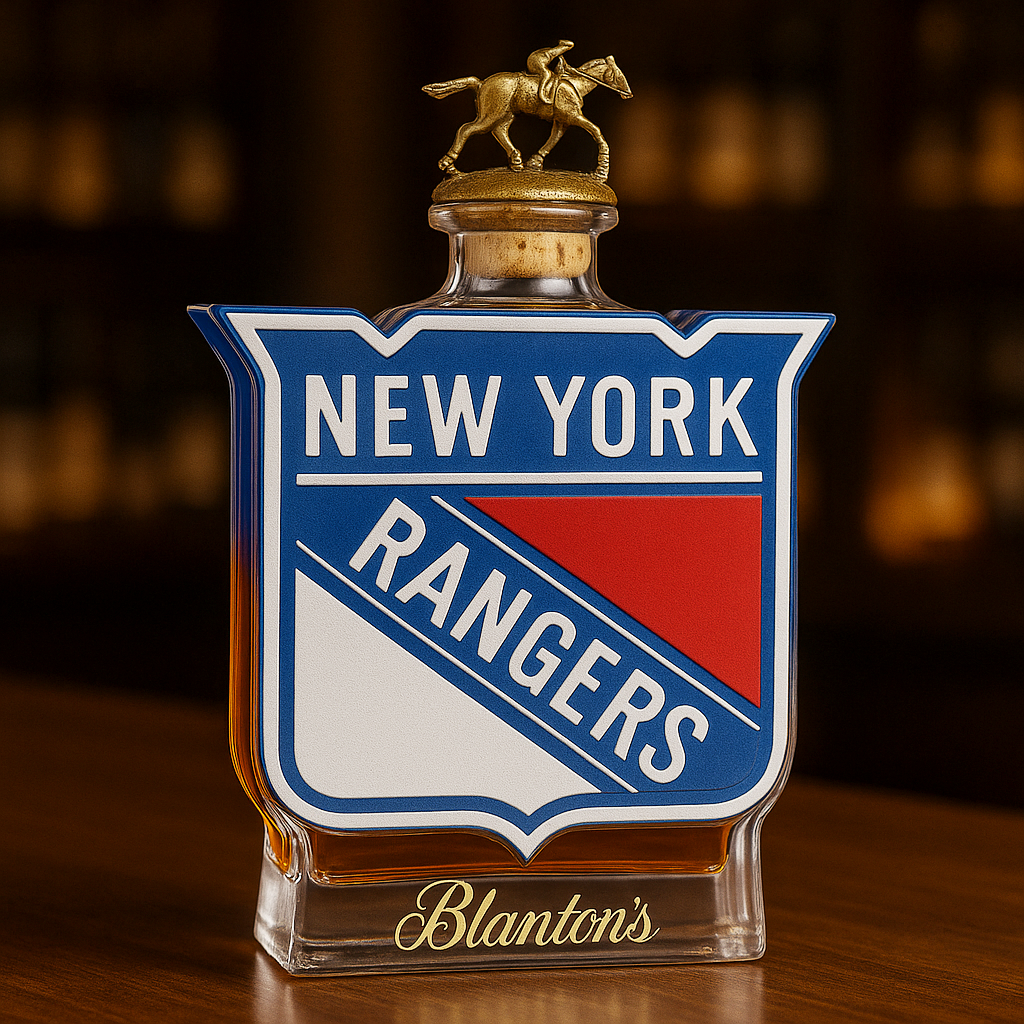 New York Rangers Whiskey Bottle