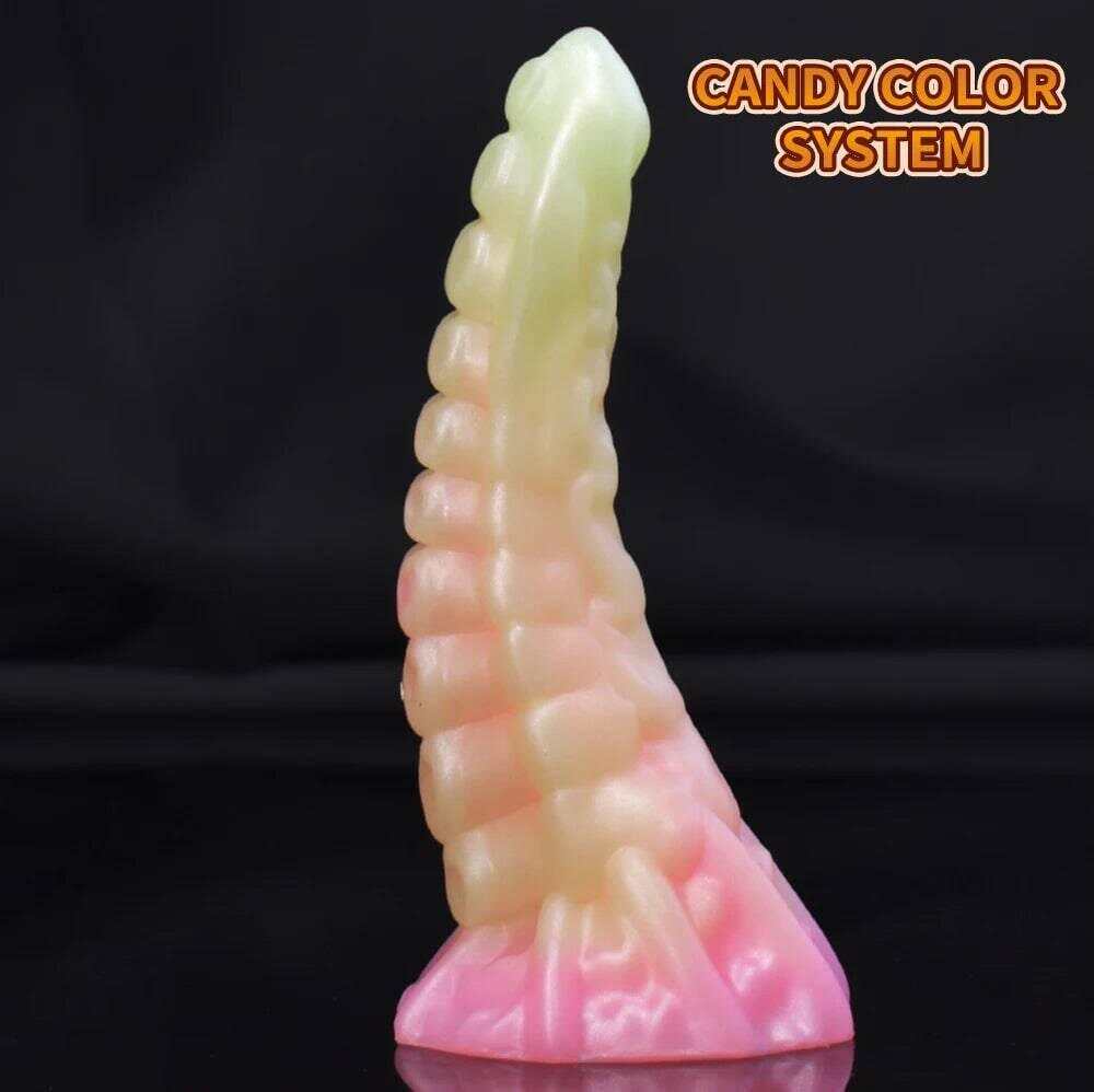 Monster Dildo with Powerful Suction Cup Octopus Tentacle Dick Sex Toy for Women Soft Elastic Skin Friendly Silicone Material