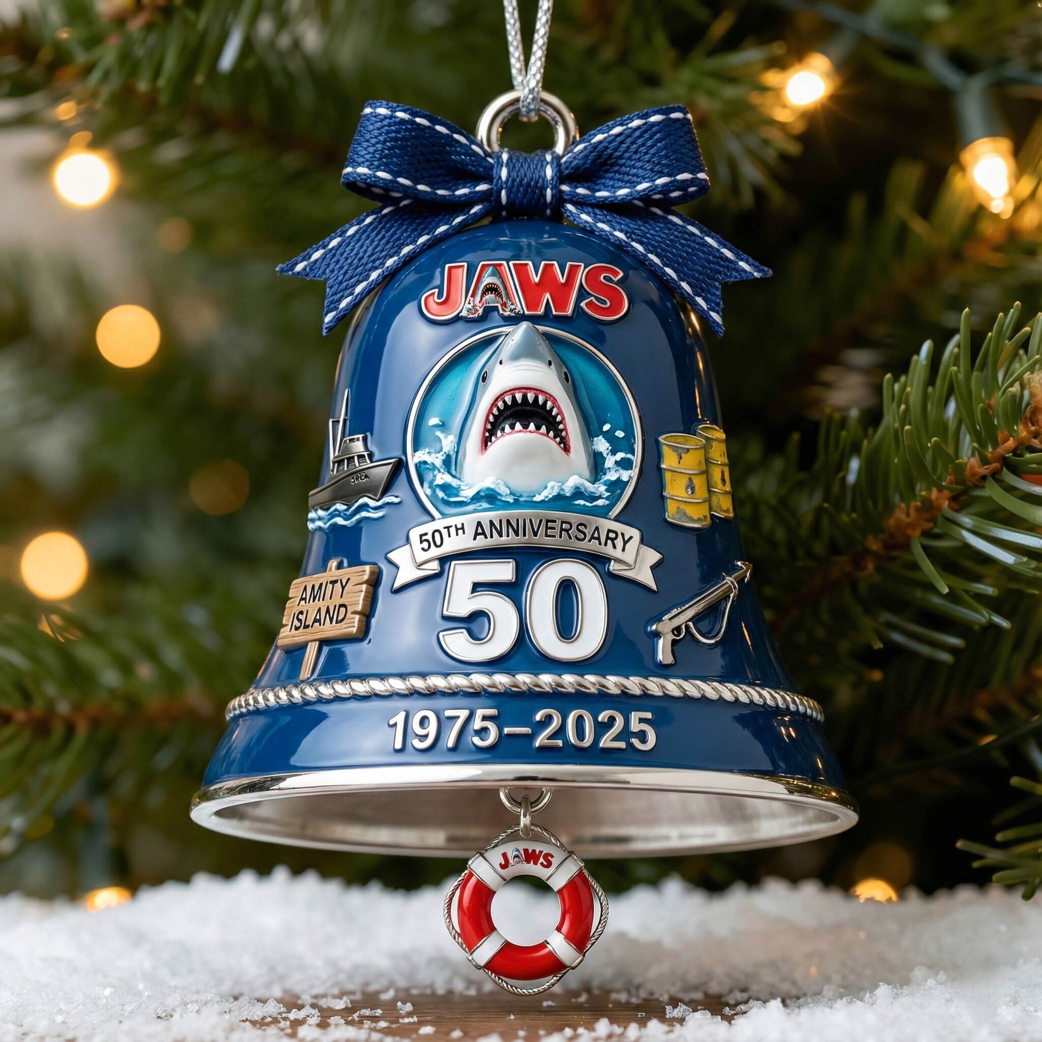 J🦈WS 50th Anniversary Bell Commemorative Bell Ornament