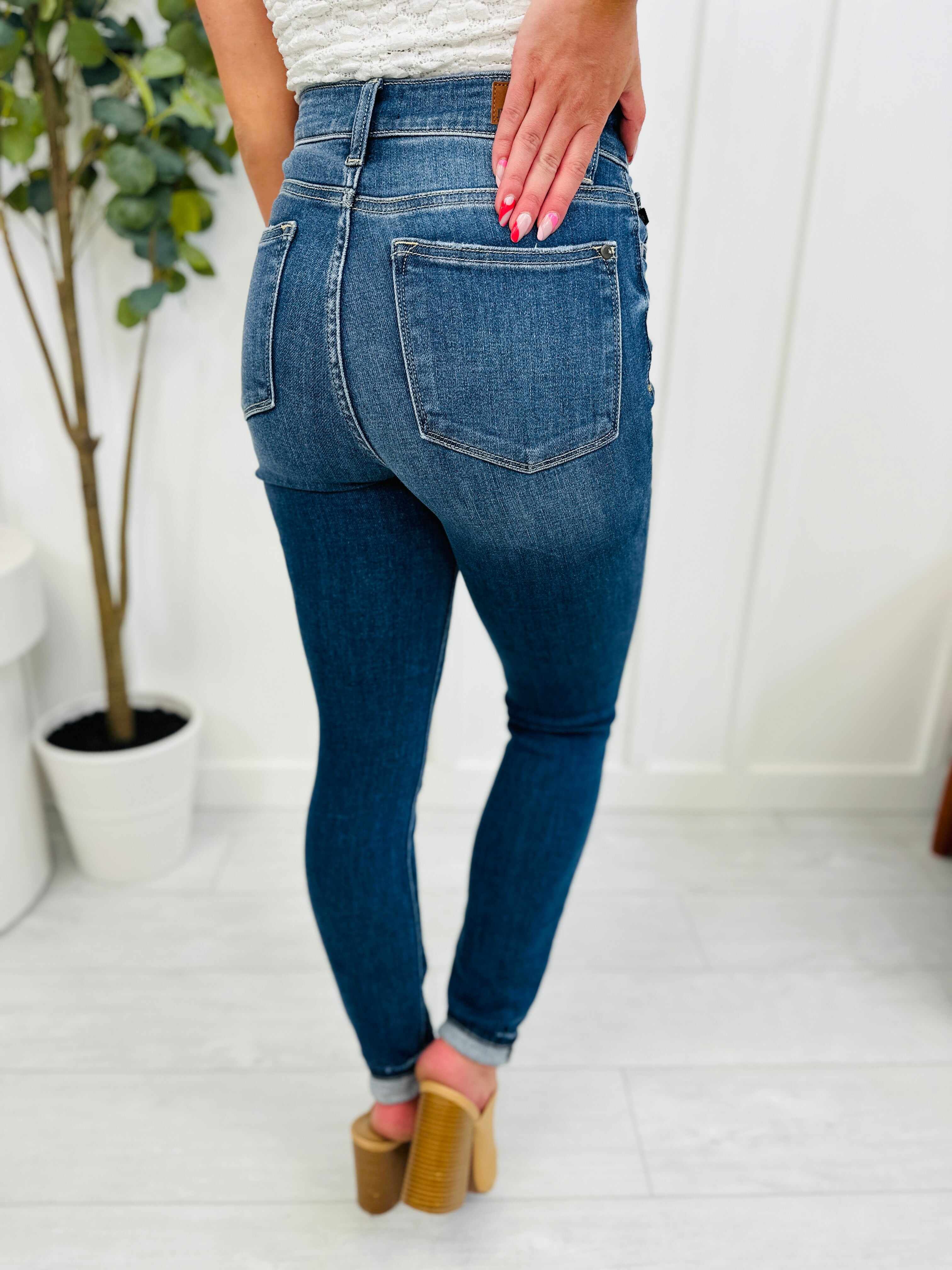 RESTOCK! PLUS/REG We Stay Fly Button Fly Skinnies