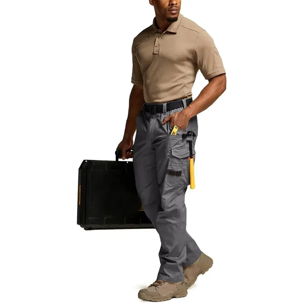 Men's Ripstop Work Pants ,Water Resistant  Outdoor Tactical Pants