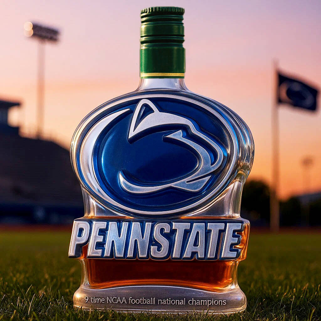PENNSTATE Nittany Lions honor Whiskey Bottle
