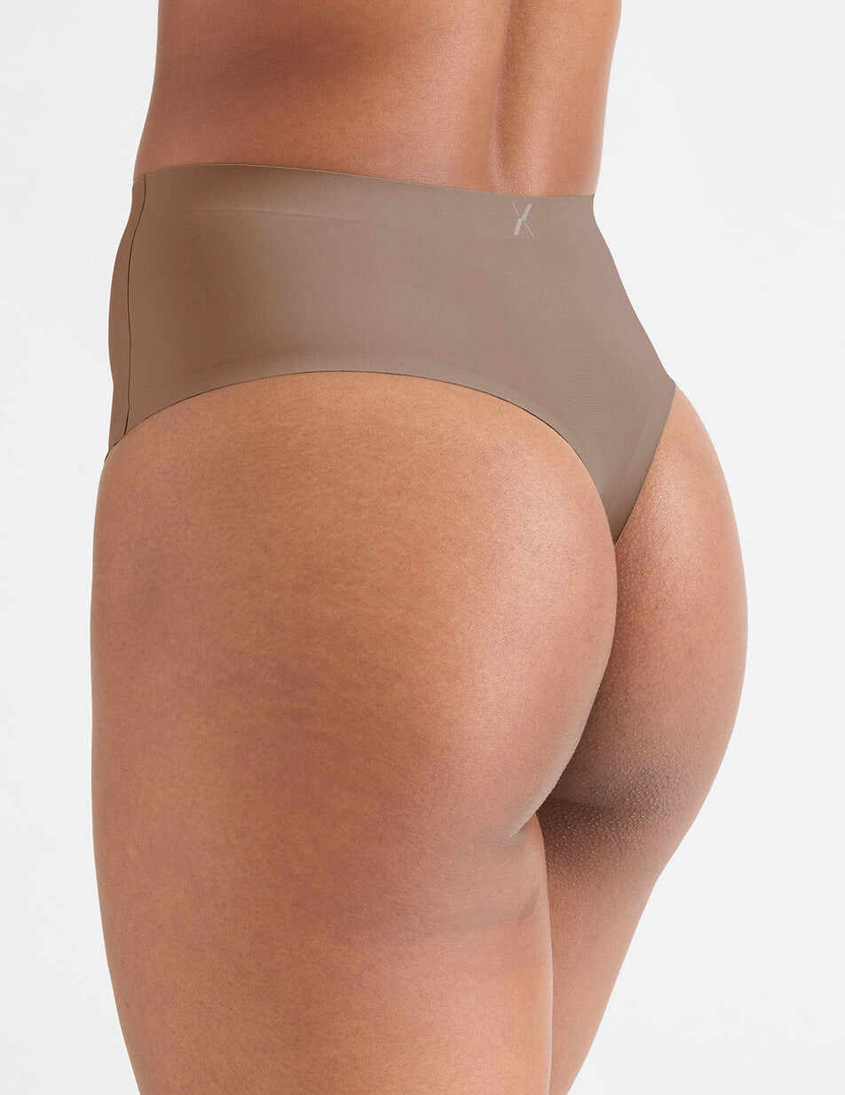 Light Leakproof No-Show High Rise Thong