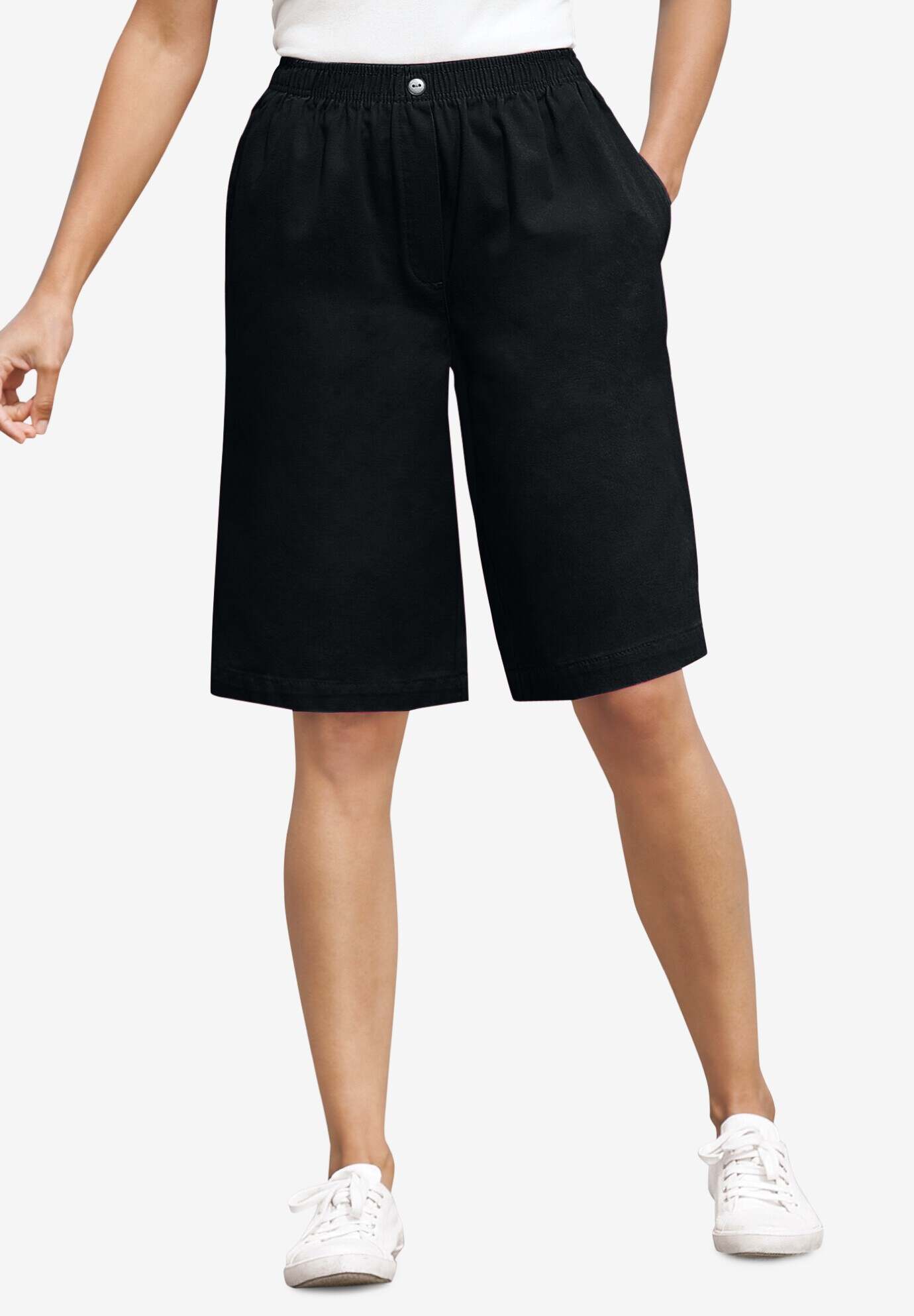 7-Day Elastic-Waist Cotton Short