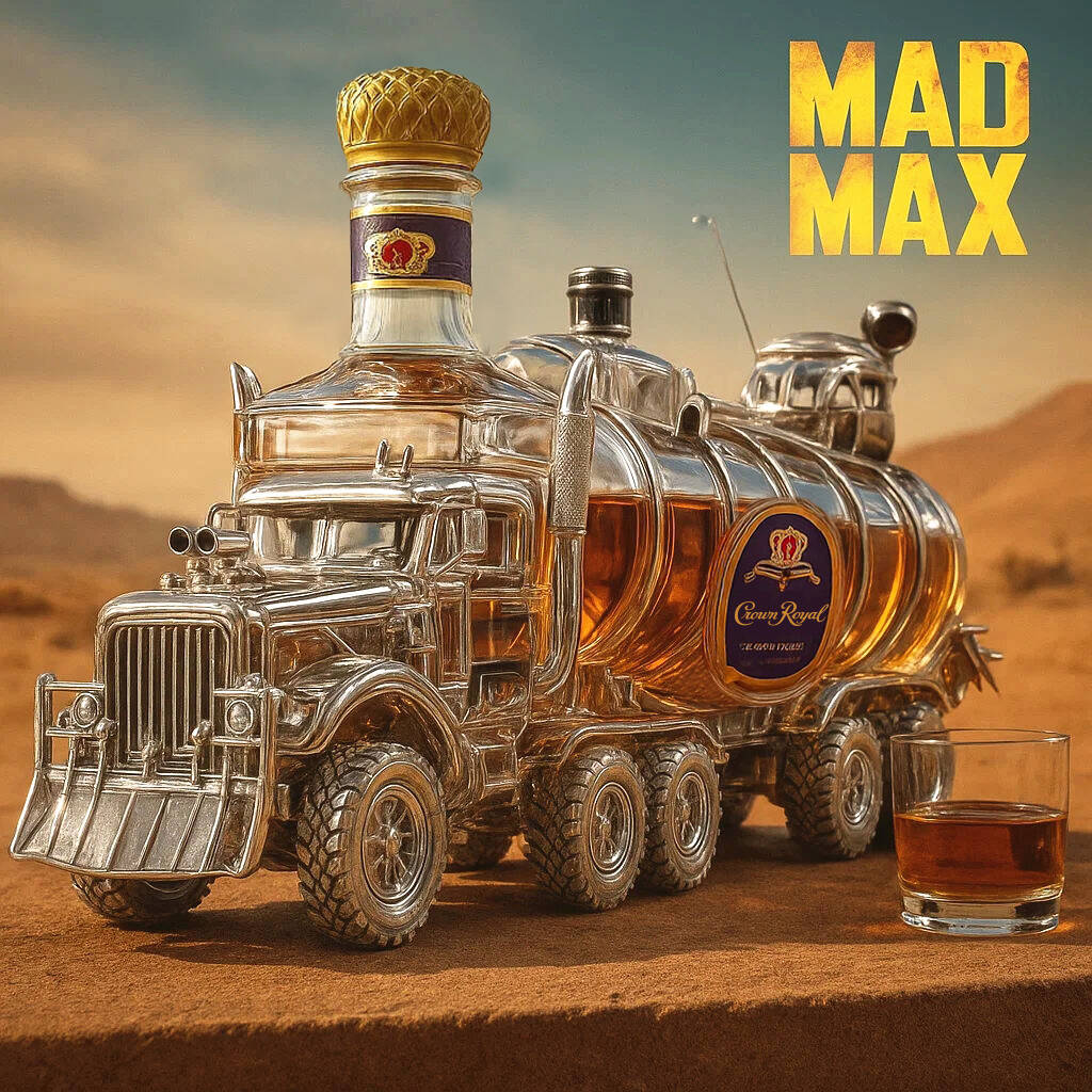 Mad Max: War Rig Whisky Bottle