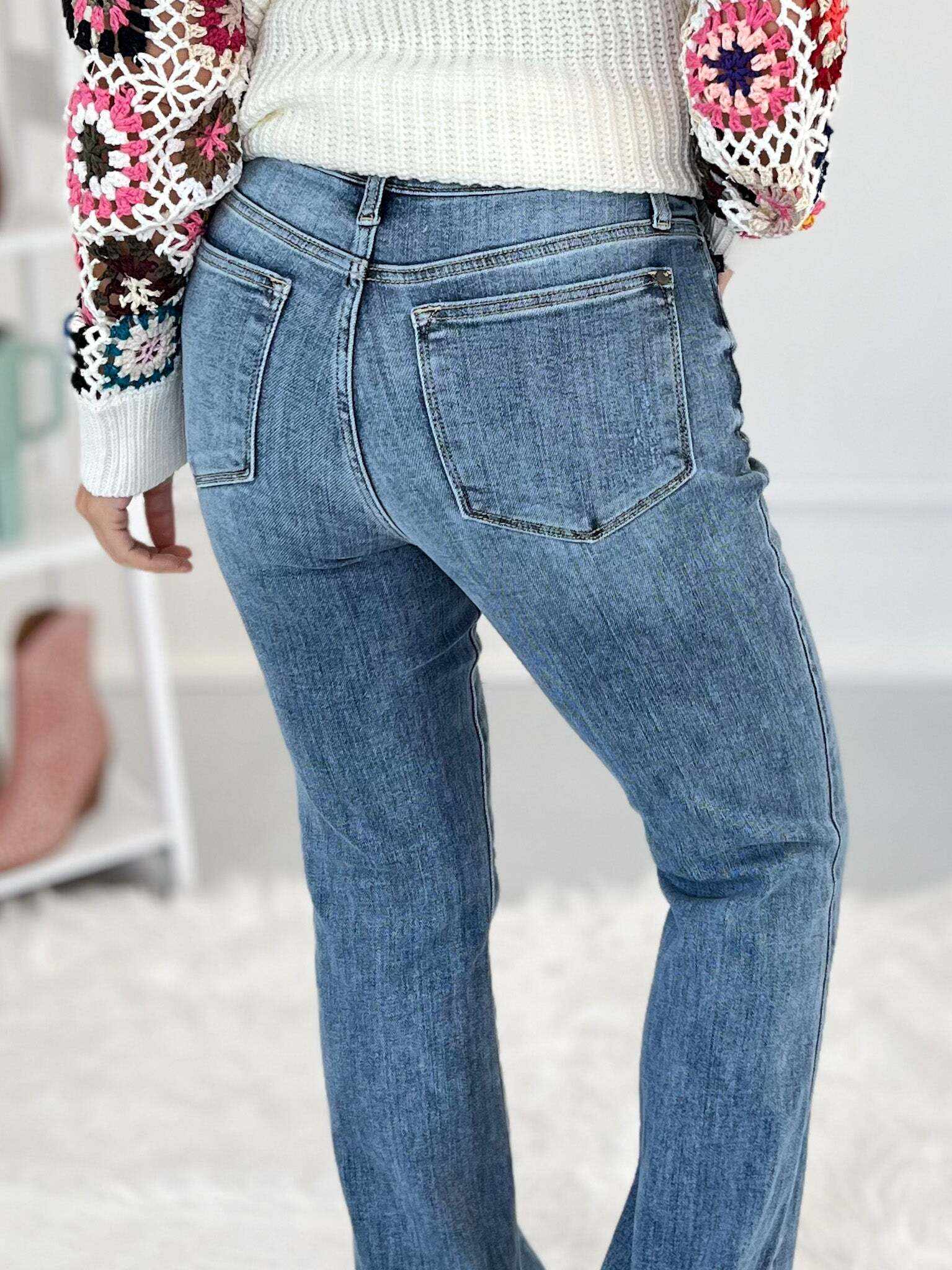 Strut Your Stuff - Christmas Bootcut Jeans- Final Sale
