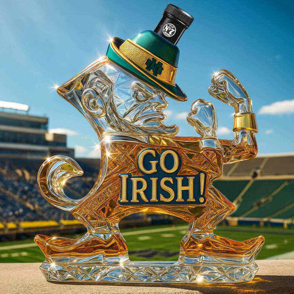 Notre Dame Fighting Irish Whiskey bottle
