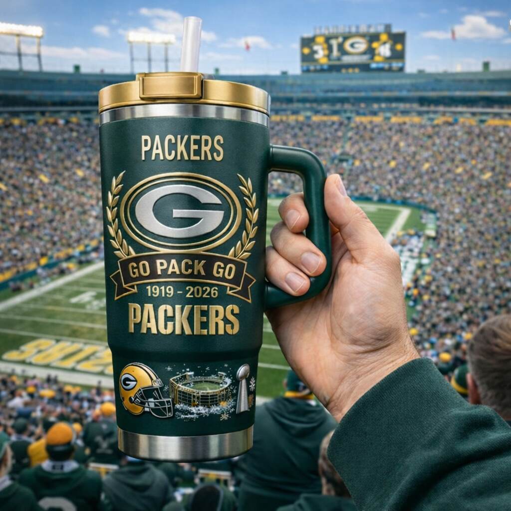 Green Bay Packers “Go Pack Go” Heritage Legacy Tumbler