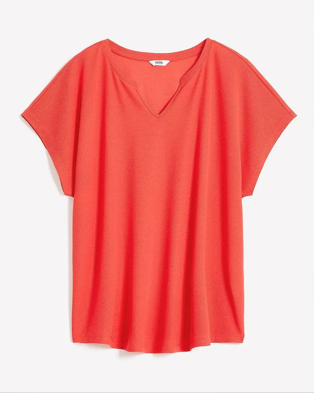 Split-Neck T-Shirt - PENN. Essentials