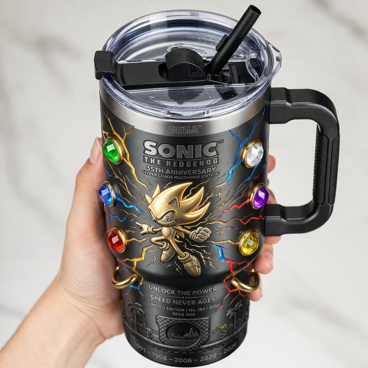 Sonic 35th Anniversary Collector Tumbler