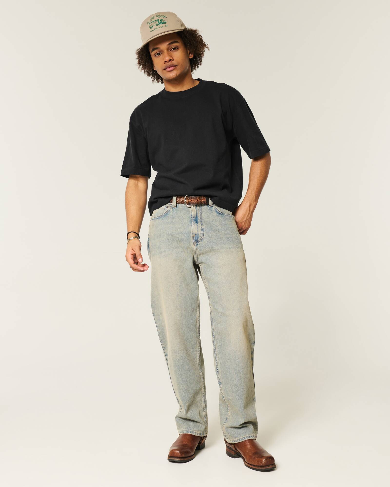Boxy Heavyweight Crop Crew T-Shirt