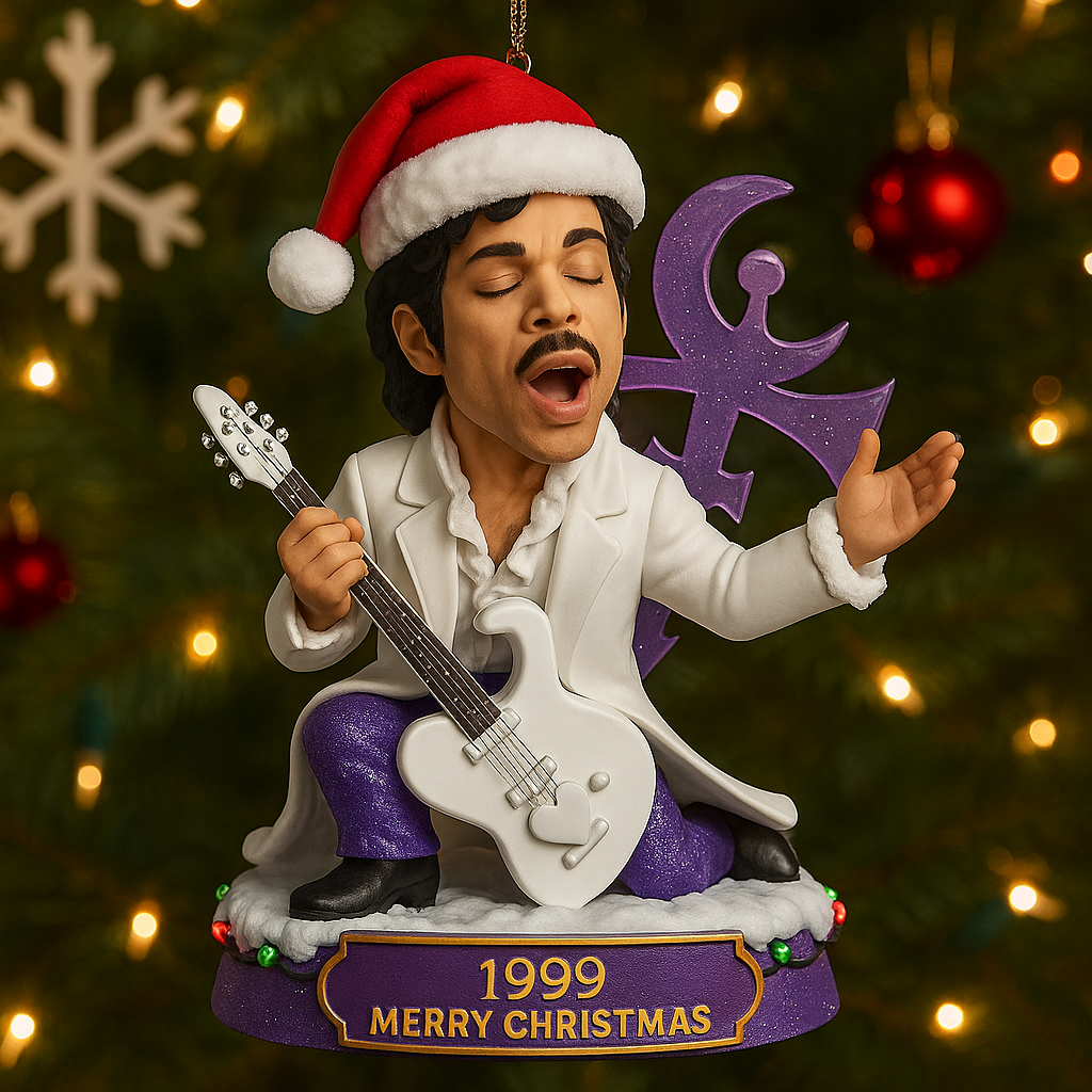 Prince Stylized Christmas Ornaments 2025 (Limited Edition)