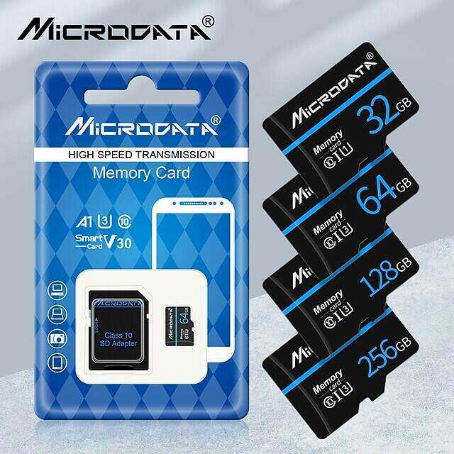 Micro SD Card U3 V30 256GB 128GB SDXC Flash Memory Card C10 U3 4K HD cartao de Memoria Micro SD TF Card With SD Adapter