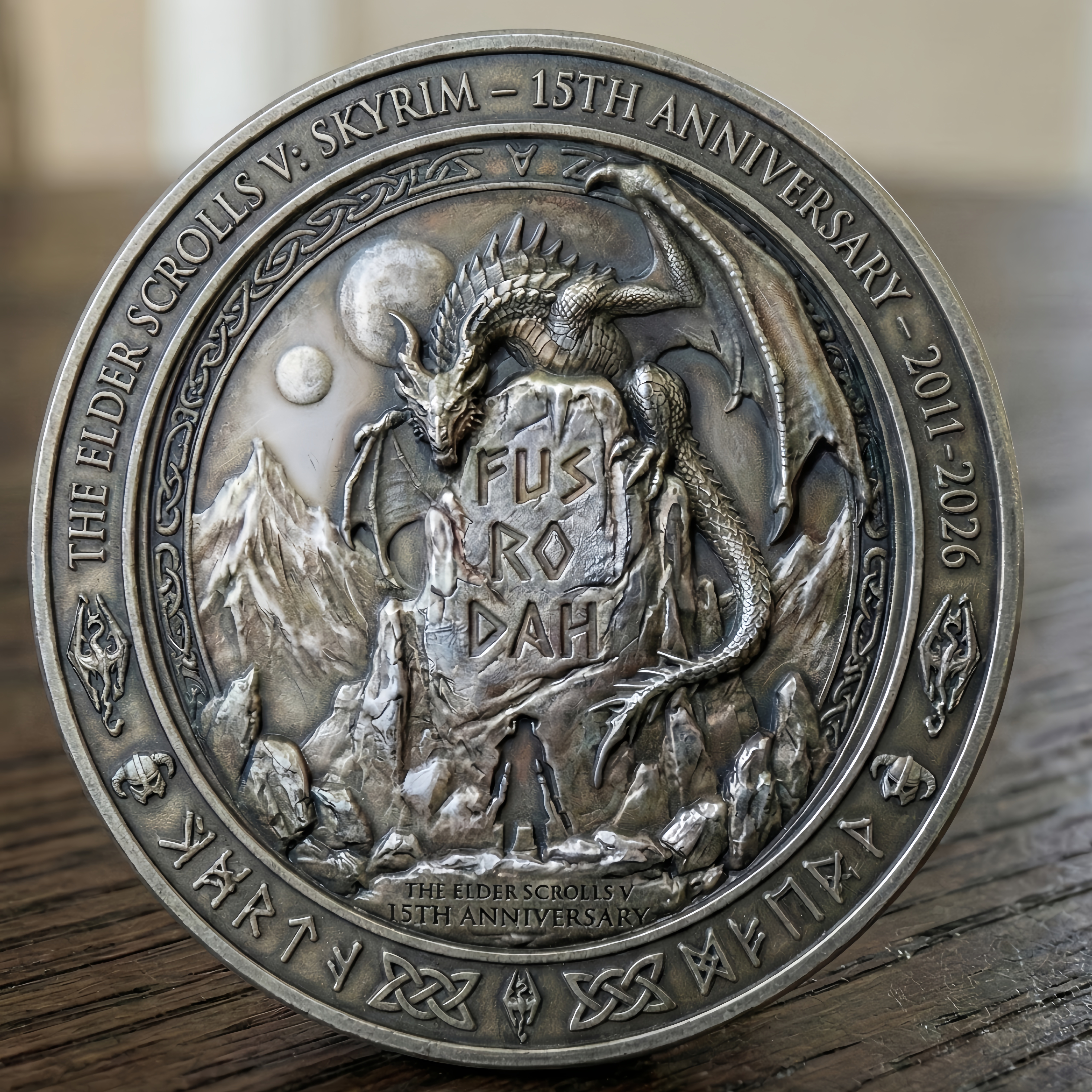 🐉 The Elder Scrolls V Skyrim 15th Anniversary Commemorative Coin（Pre-sale）