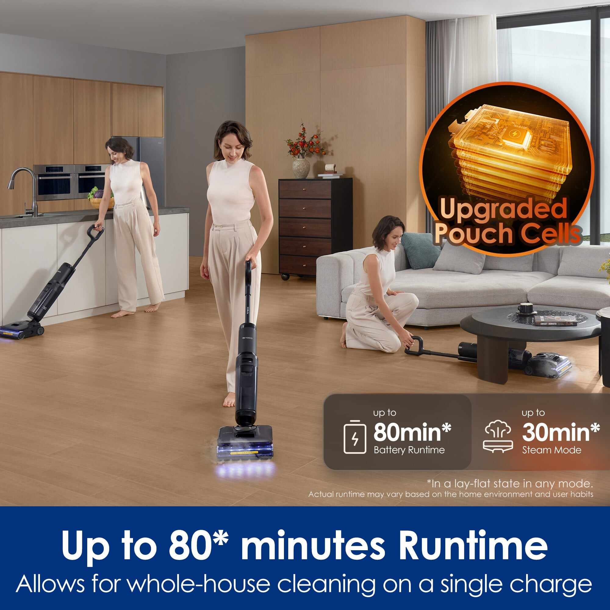 Tineco FLOOR ONE S7 Stretch Steam intelligent wet and dry vacuum cleaner