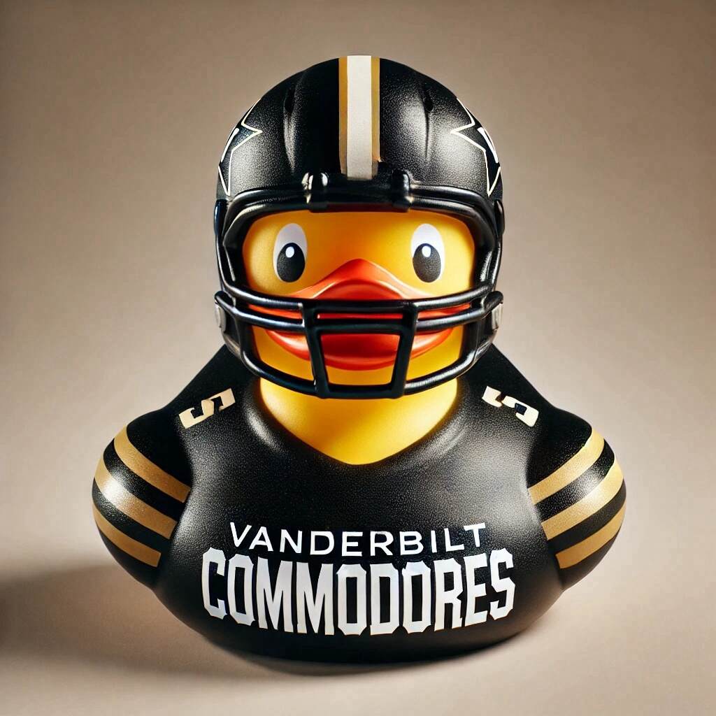SEC Football Rubber Duck