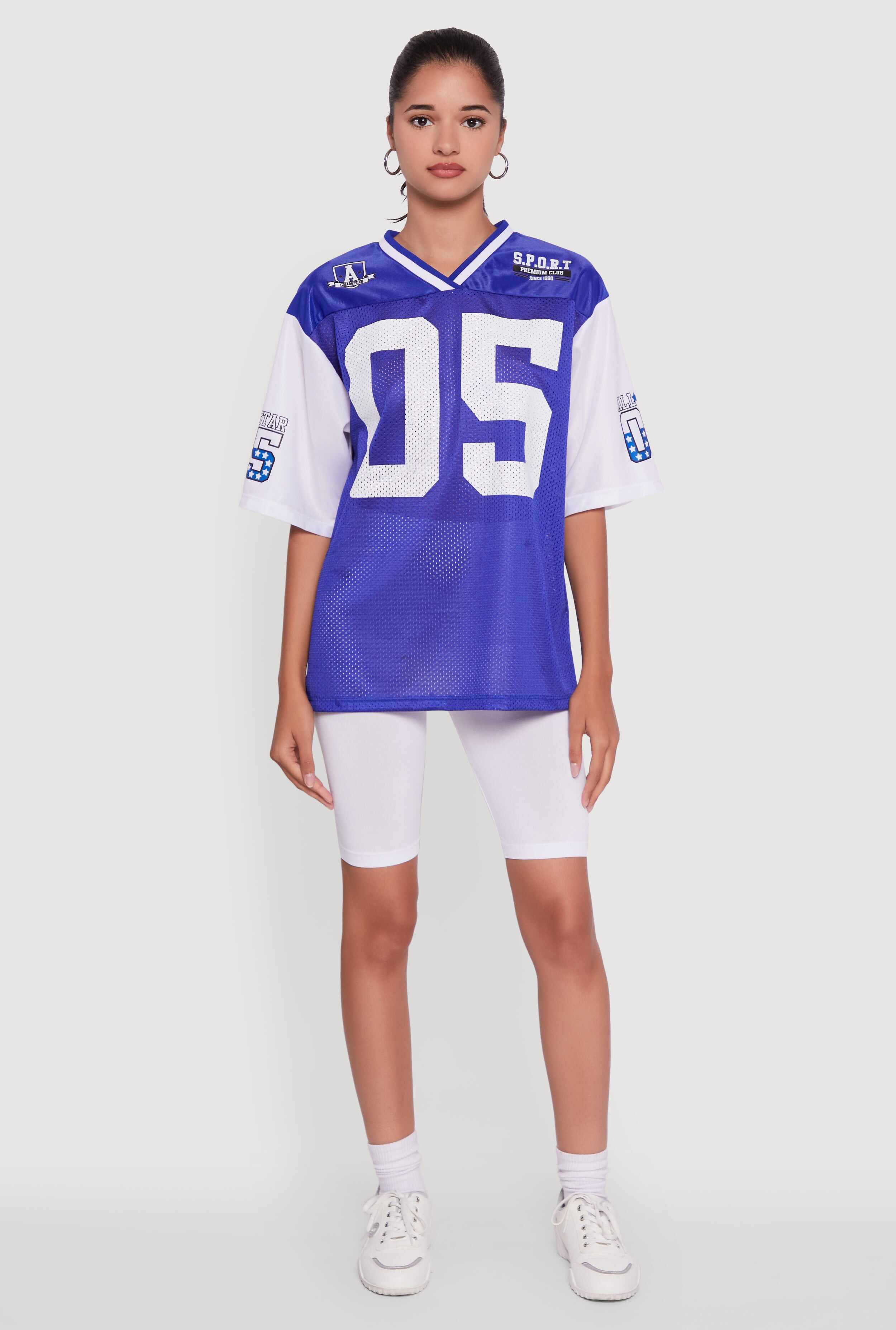 V-Neck All Star 05 Graphic Football Jersey