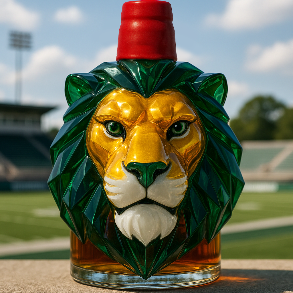Southeastern Louisiana Lions Whiskey Bottle