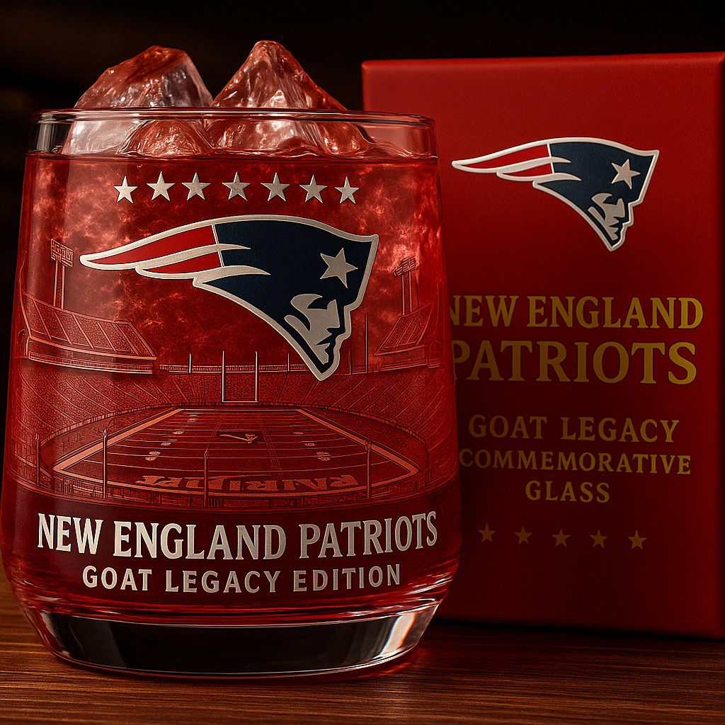 New England Patriots Glass
