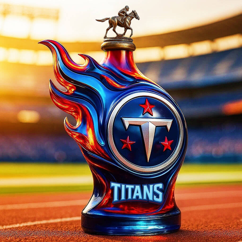 Tennessee TitansTennessee Titans Whiskey Bottle