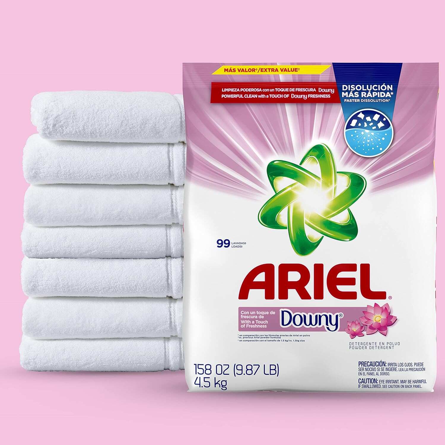 Ariel, with a Touch of Downy Freshness, Powder Laundry Detergent, 158 oz, 99 loads