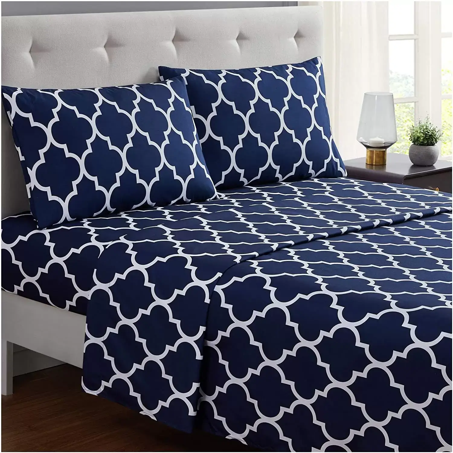 Brushed Microfiber Hypoallergenic 4 pcs Bedsheet Set