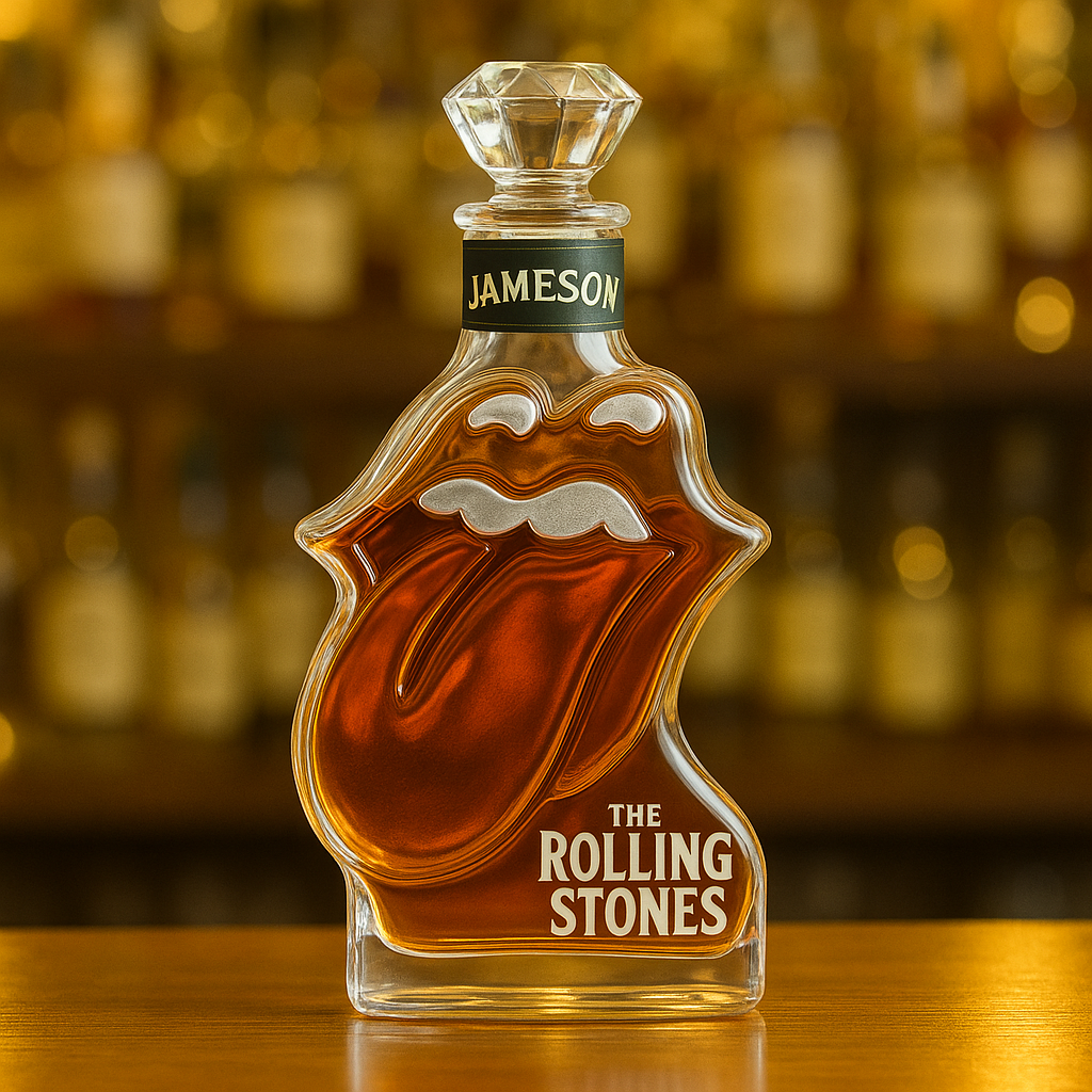 🔥 Rolling Stones Whiskey Bottle (Limited Edition)