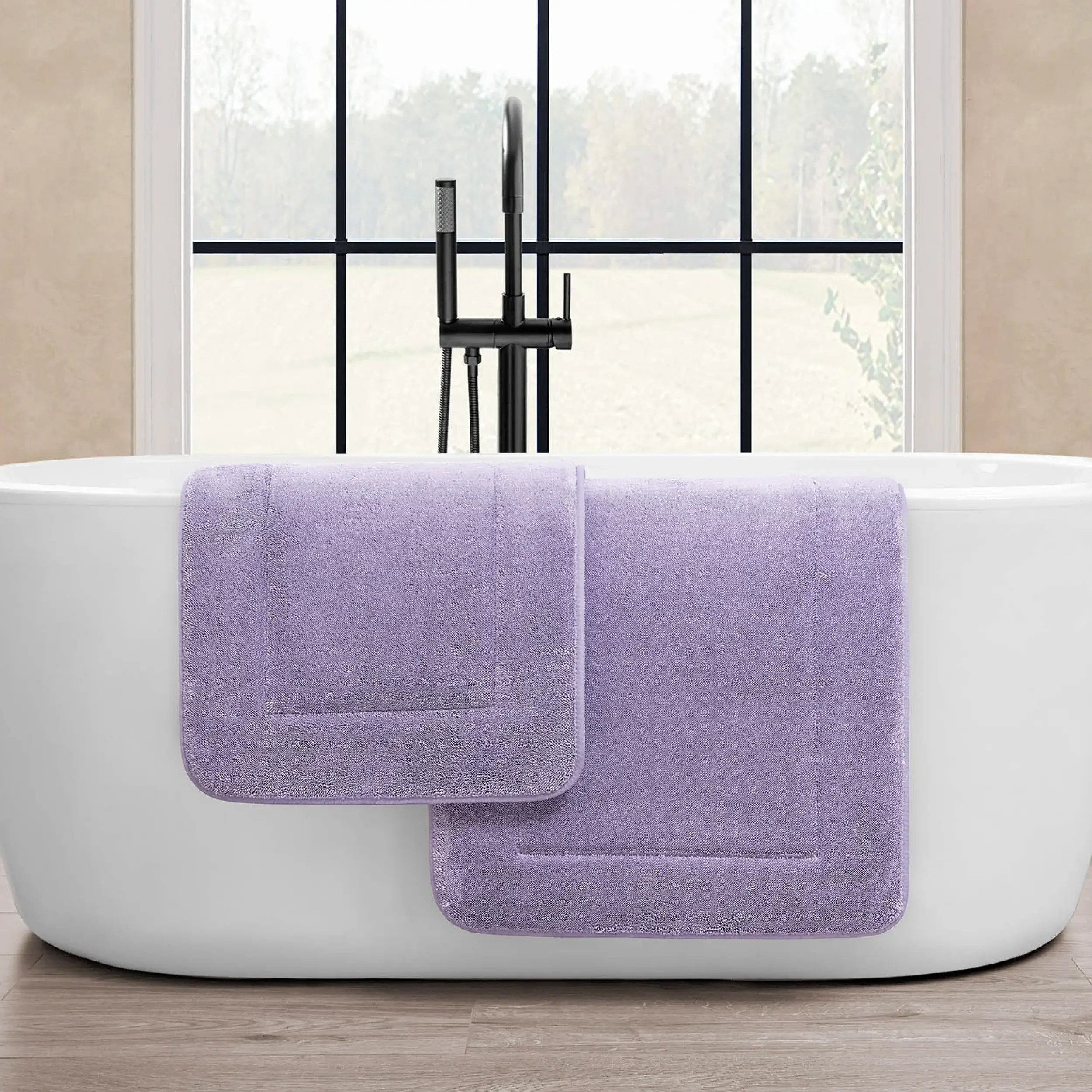 Oliver Brown Terry Memory Foam Bath Mat