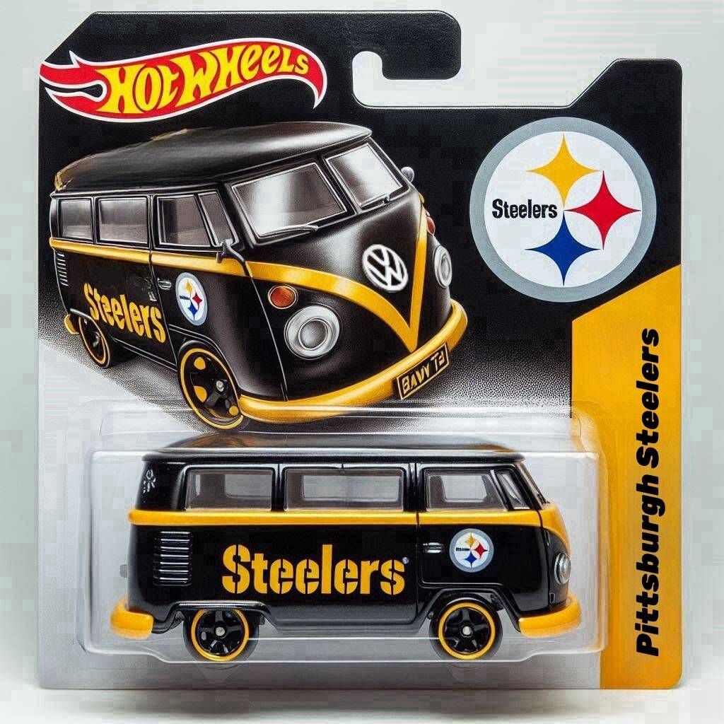 🚌🏈Football Team T2 camper Hot Wheels
