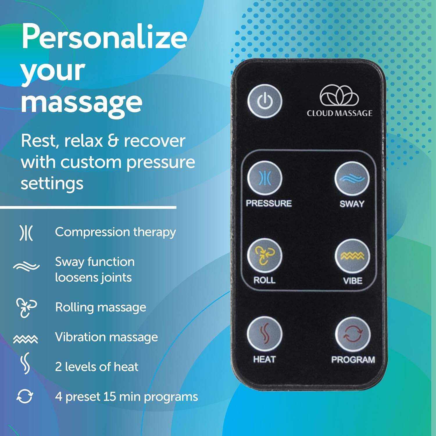 Cloud Massage Shiatsu Foot Massager for Circulation and Pain Relief - Foot Massager Machine for Relaxation, Plantar Fasciitis Relief, Neuropathy, Heat Therapy - FSA/HSA Eligible (White - No Remote)