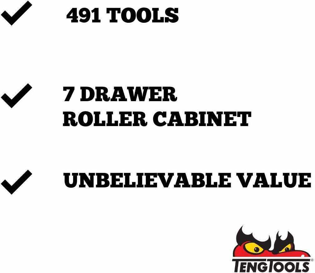 Tools 1001 Piece Mega Master Mixed Hand Tool Kit + 3 Toolbox Storage Cases - TCMM1001N, Silver
