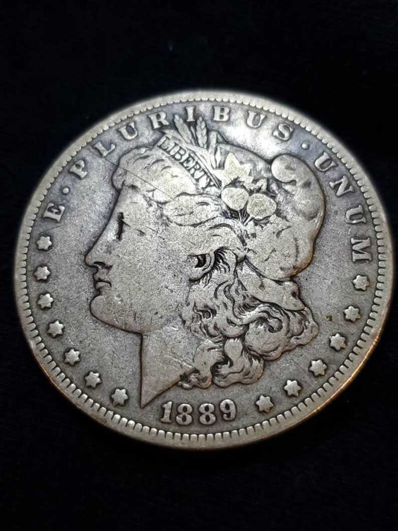 1889 O  VG+   Silver Morgan  Dollar ! Key date -  Lot# 721