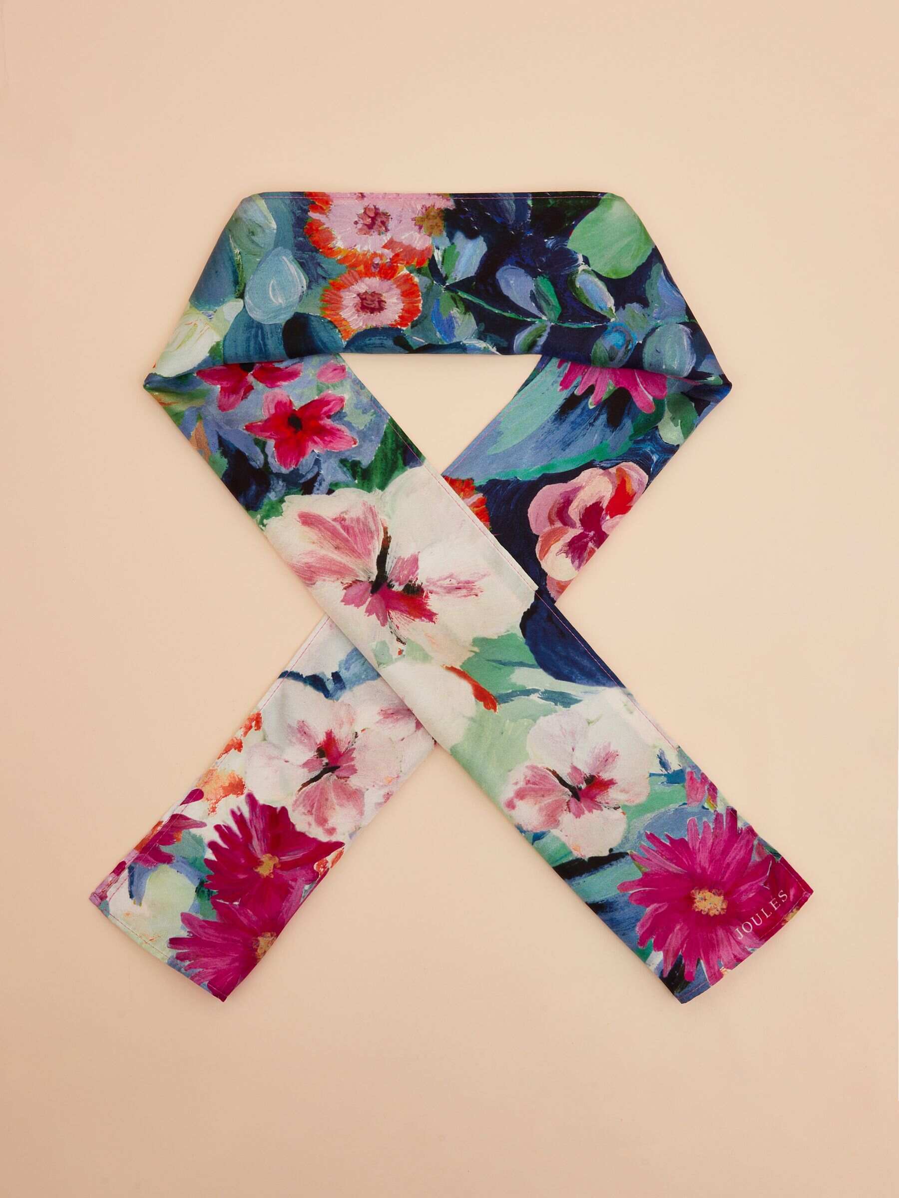 Highgrove Floral Skinny Printed 100% Silk Scarf