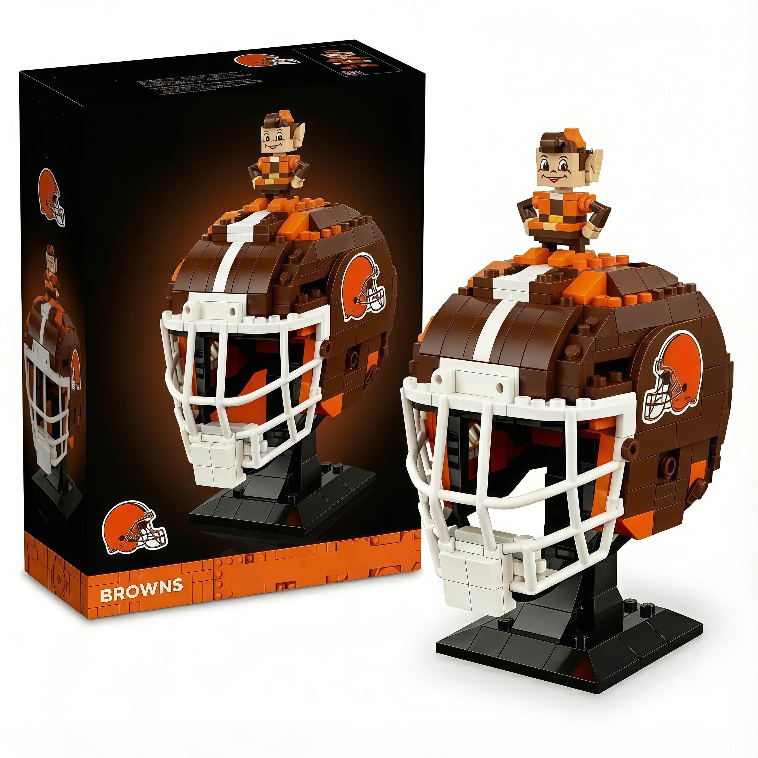 American Pro Football Brick Helmet Collector Brick Set