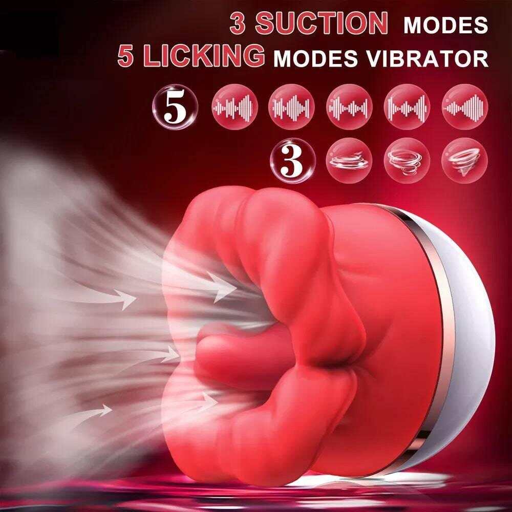Automatic Tongue Sucking Clitoral Vibrator