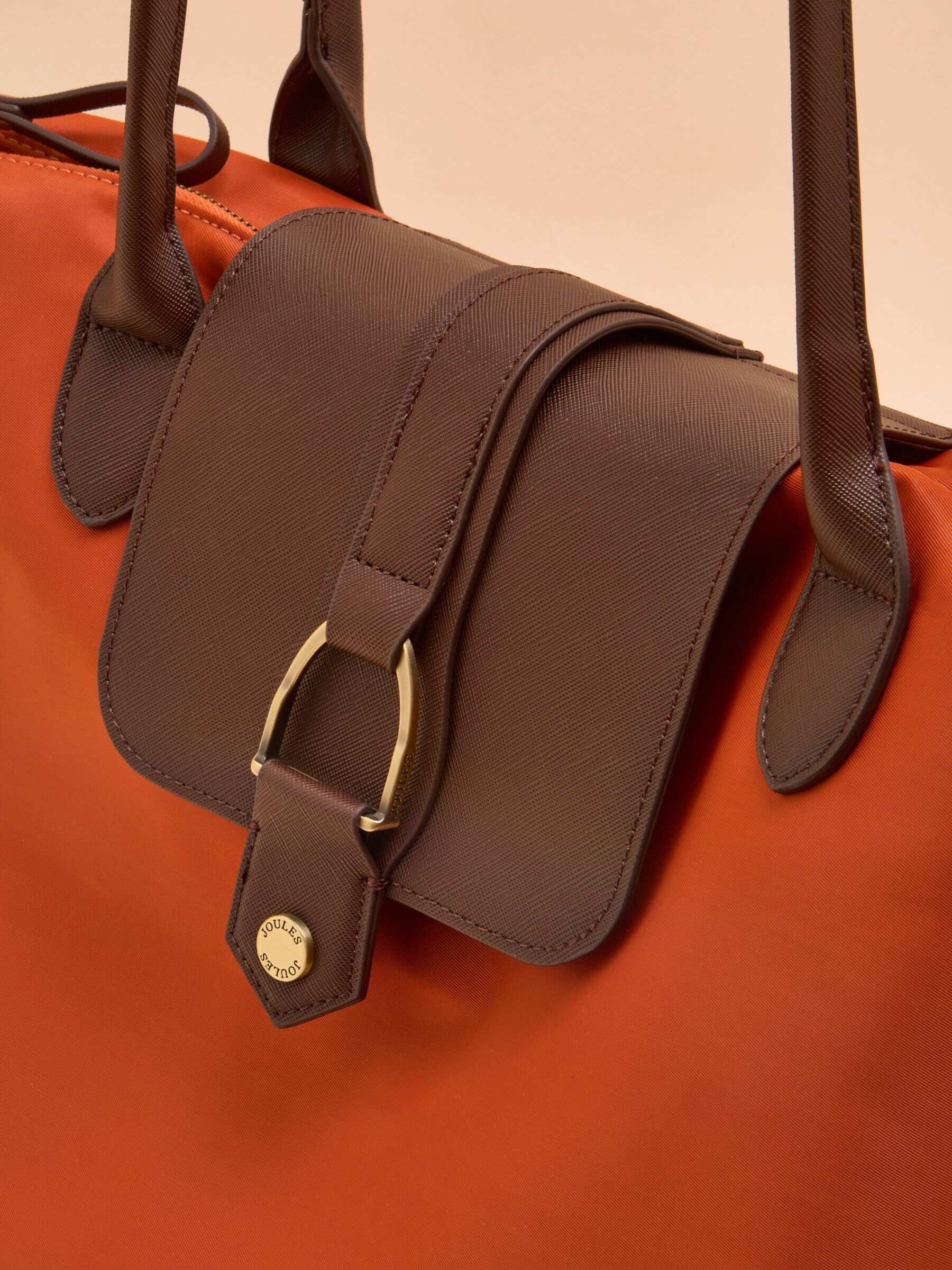 Edie Orange Shopper Bag