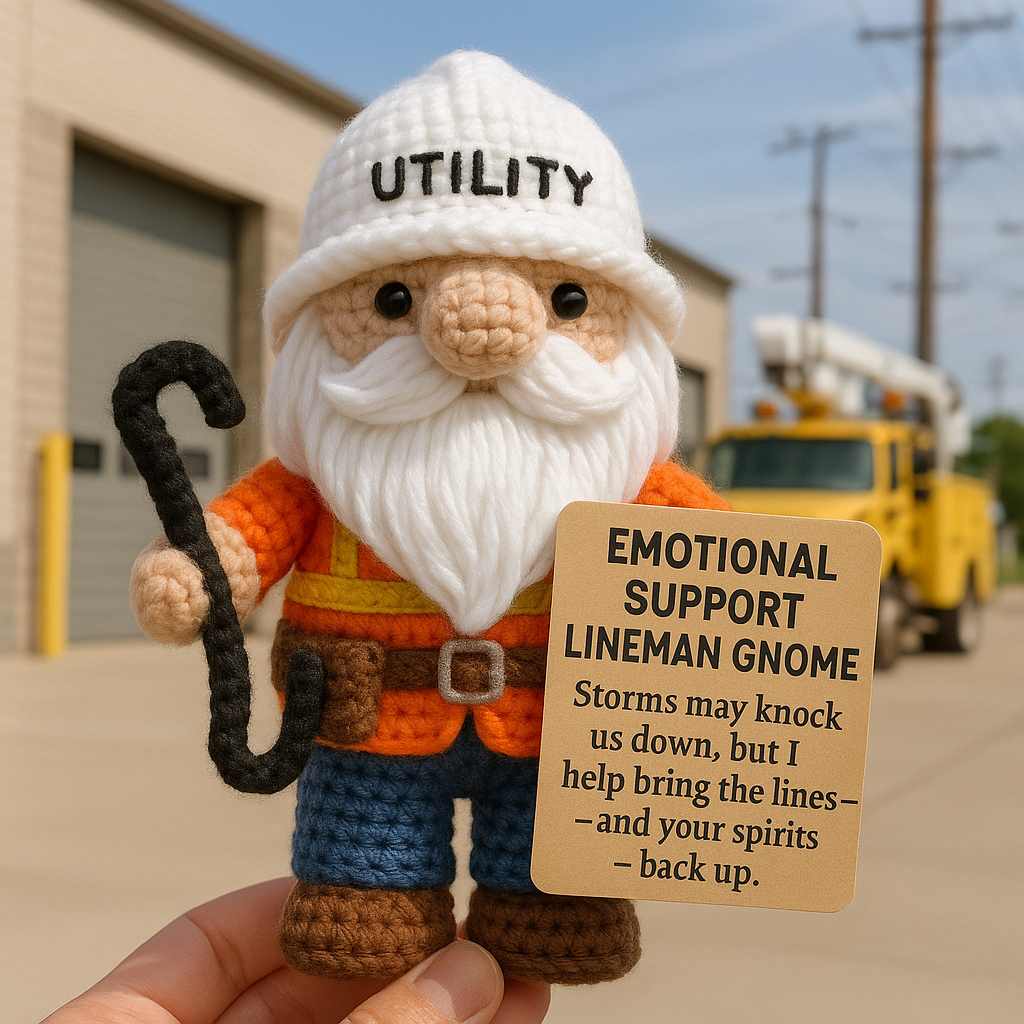 Lineman Gnome Emotional Support Doll