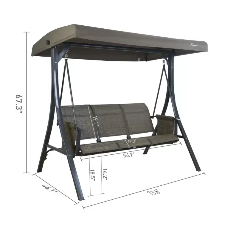 Otteridge Patio Porch Swing with Stand
