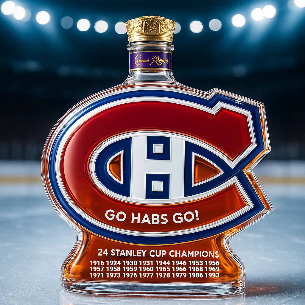 Montreal Canadiens Honor Whisky Bottle