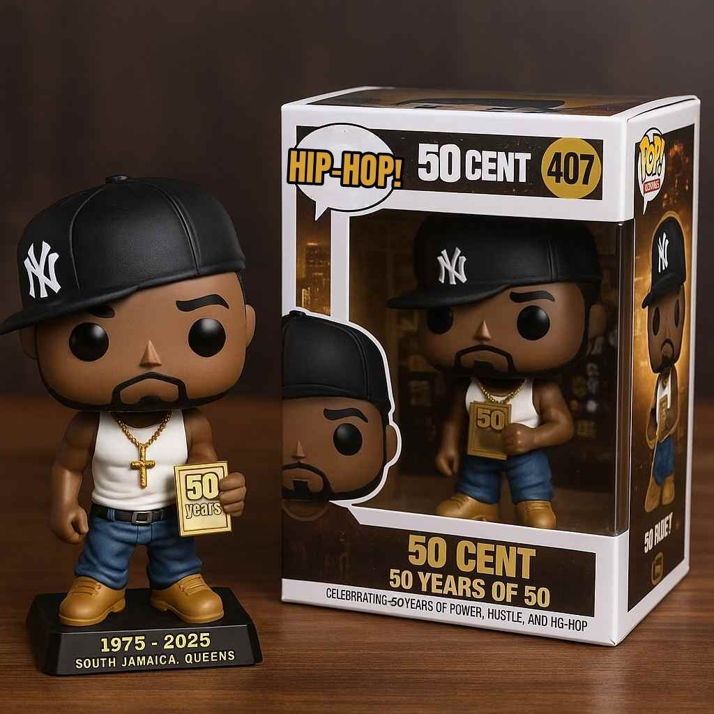 50 Cent – 50 Years of 50 Commemorative Figure