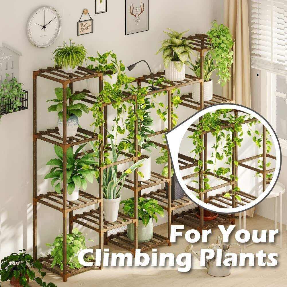 Plant stand indoor plant stand wooden outdoor multi-layer plant stand