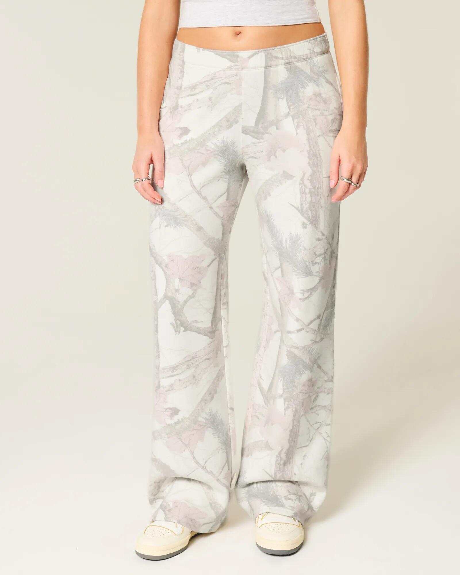 Wide-Leg Sweatpants