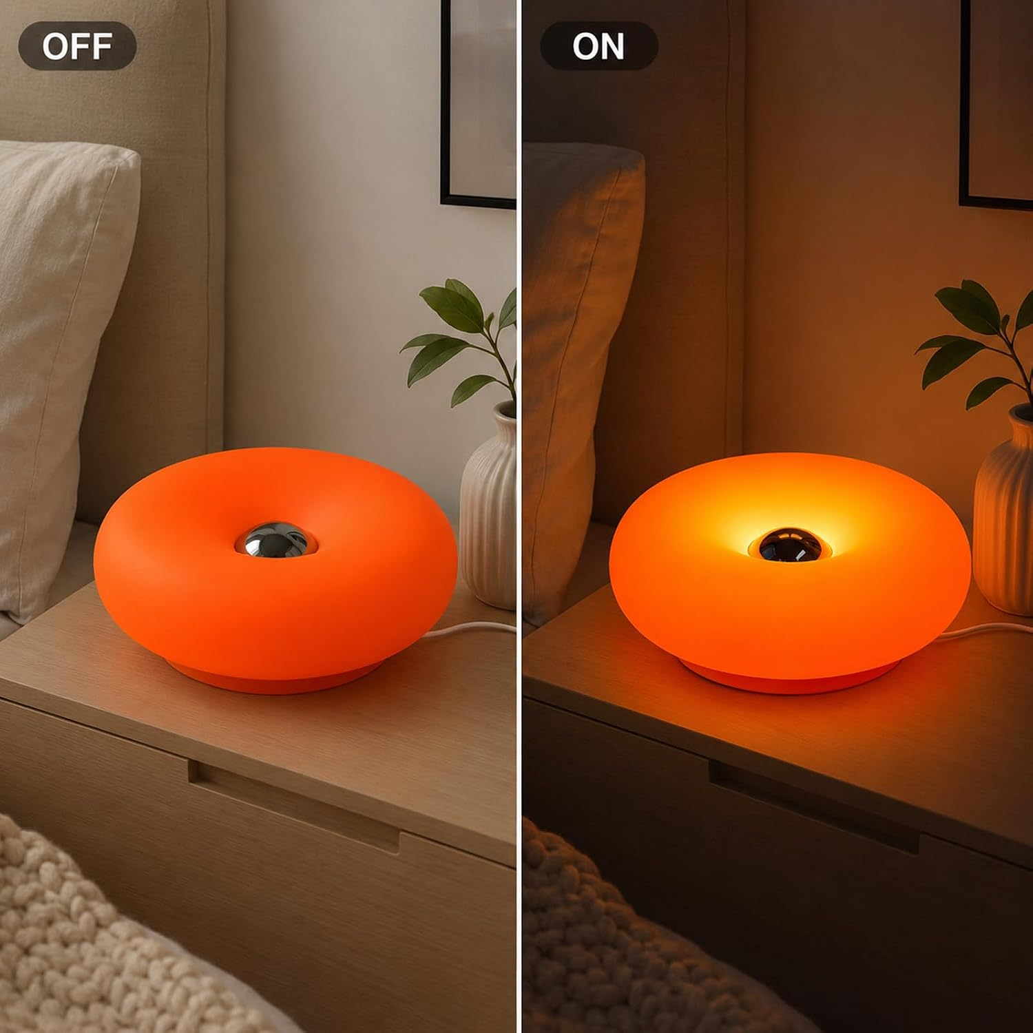 🔥Last Day 69% OFF✨ Acrylic-Orange Donut Mood Lamp