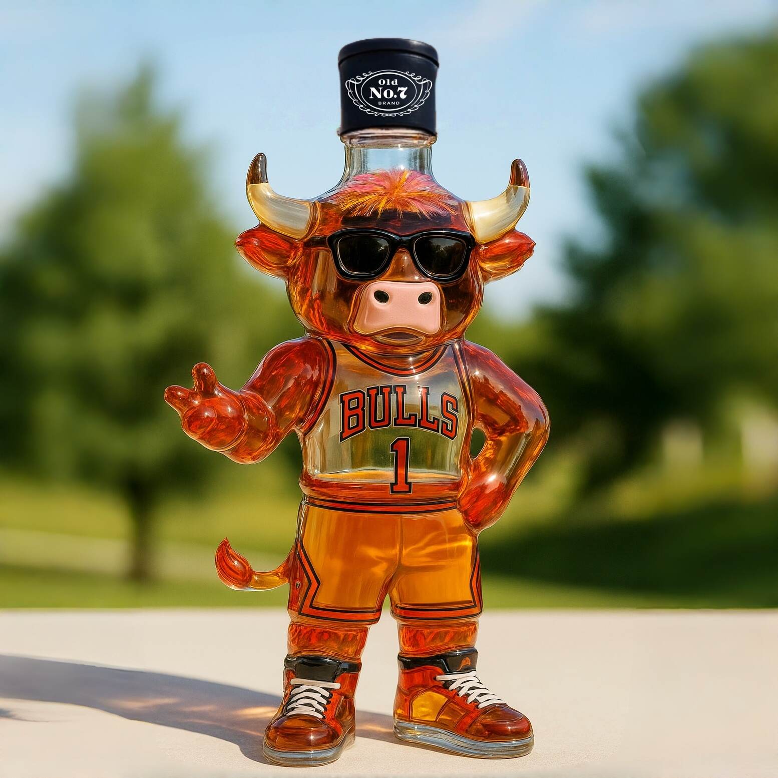 Benny the Bull Whiskey Bottle 2025