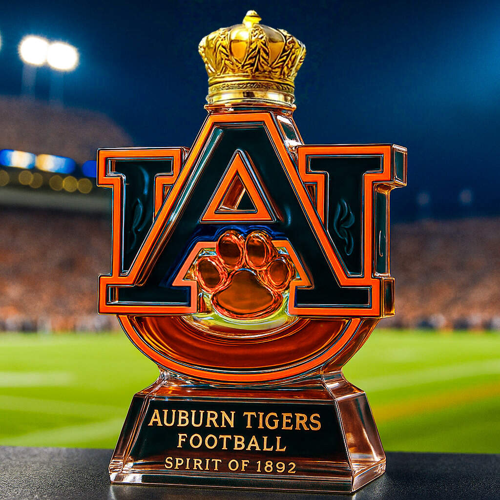 Auburn Tigers Football – Spirit of 1892 Collectible Whiskey Bottle